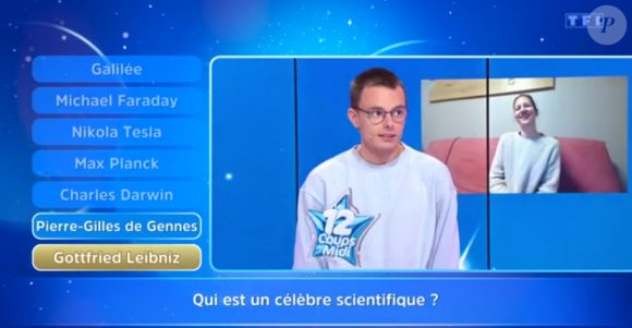 Emilien fait annuler une question dans les "Les 12 Coups de midi" pour une autre candidate