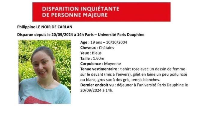 Philippine, 19 ans, retrouvée au bois de Boulogne : ce suspect muni d’une pioche vu sur les lieux du crime, “Un homme brun…”