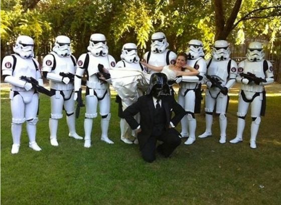 Un mariage avec Dark Vador