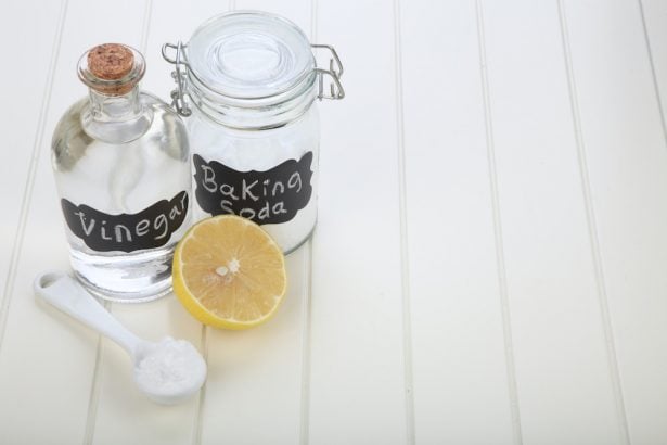Le bicarbonate de soude et le vinaigre blanc