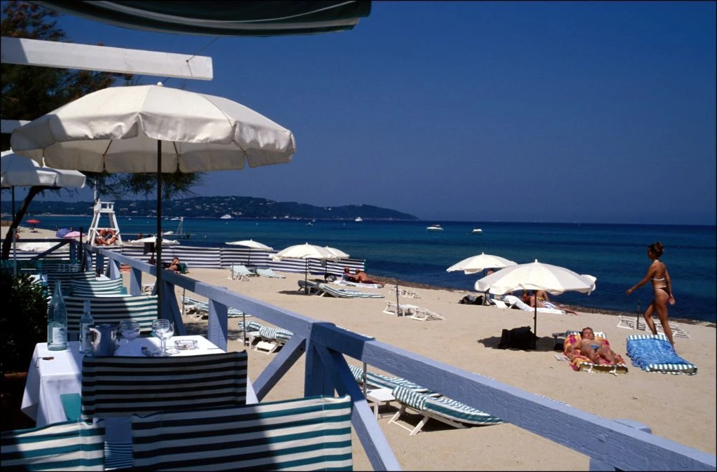 Plaża Pampelonne w Saint-Tropez, szykowna i legendarna