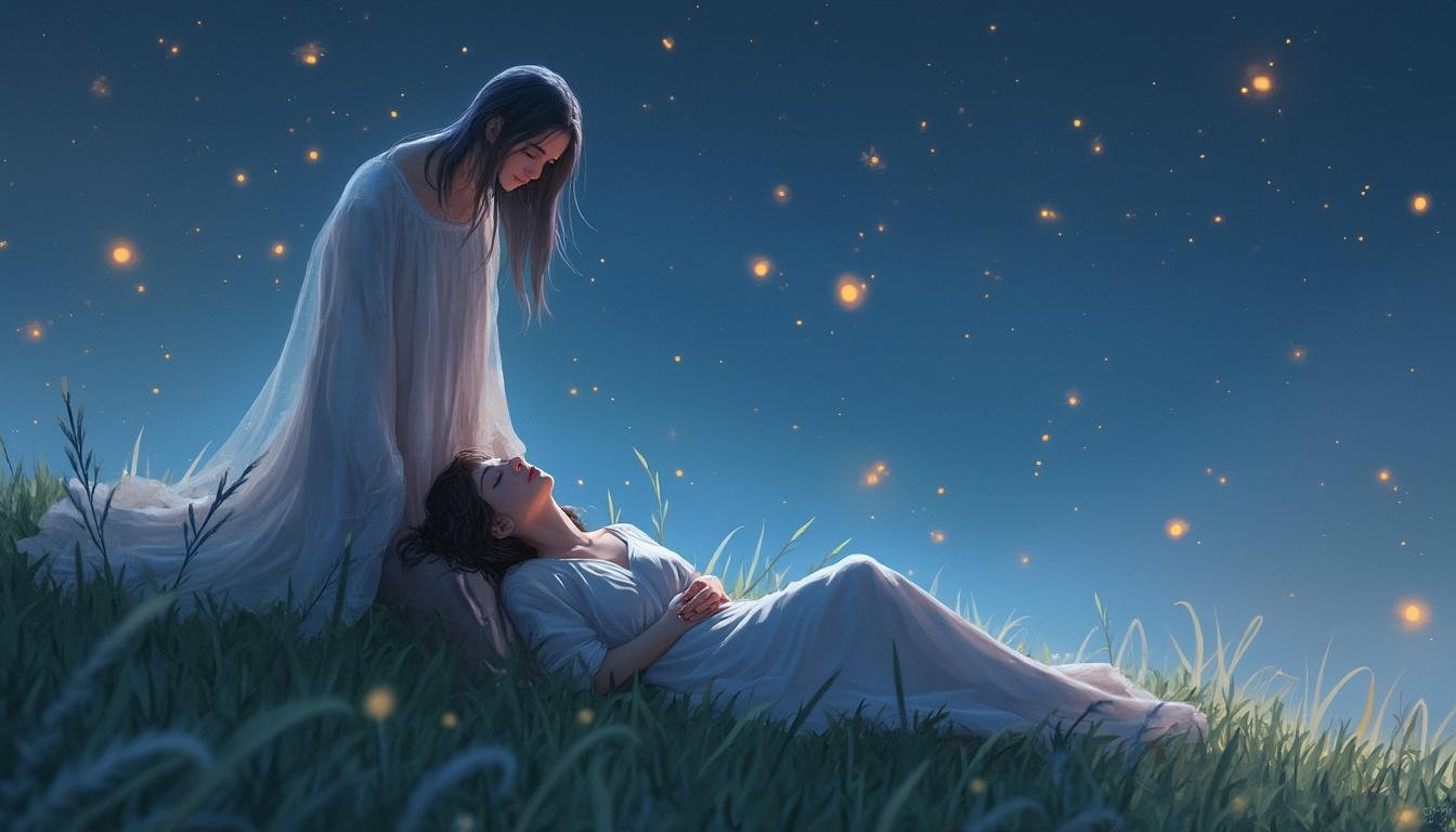 Oniryczny dialog ze zmarłą osobą