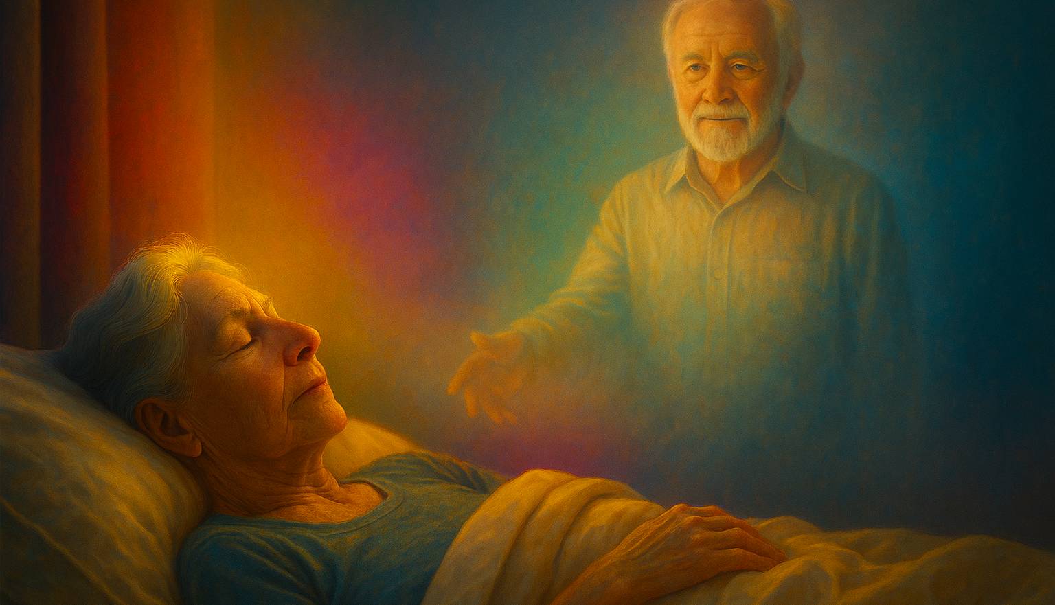 Starsza kobieta myśli o zmarłym bliskim