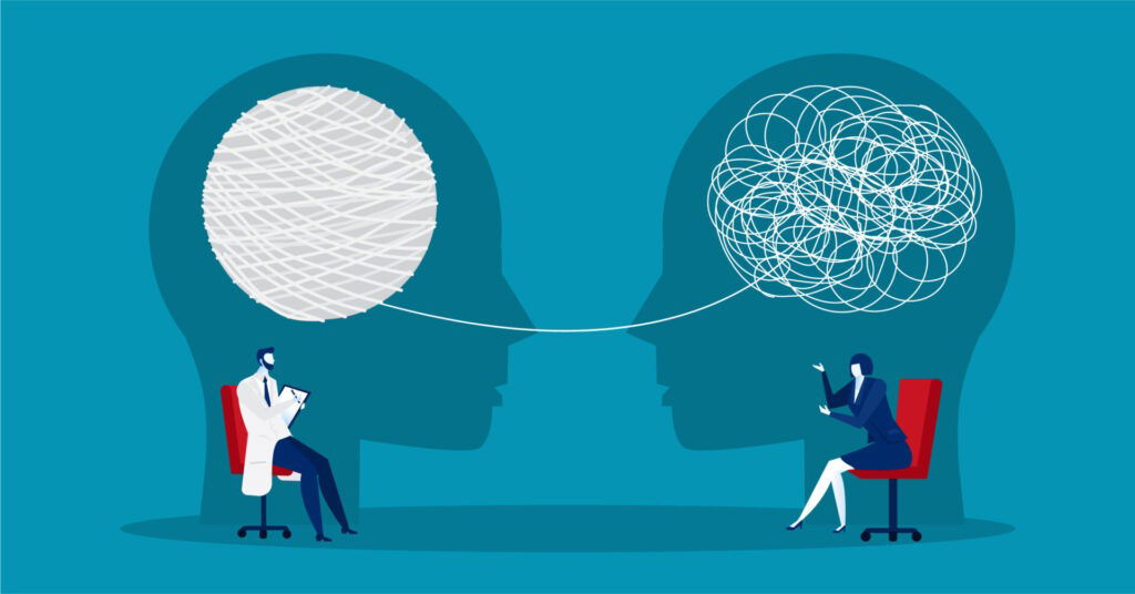 Femme confiante et sereine