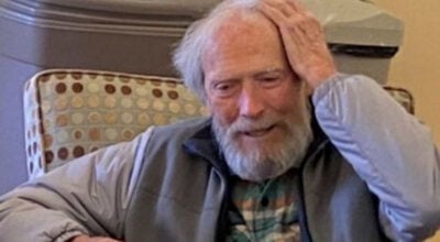 Clint Eastwood amaigri barbe blanche
