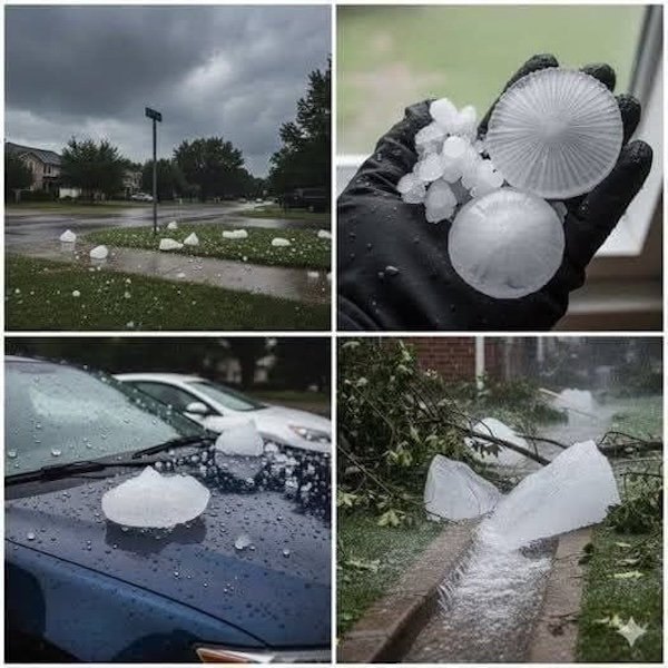 Violent orage de grêle dans les Hautes-Pyrénées : des dégâts majeurs en quelques minutes