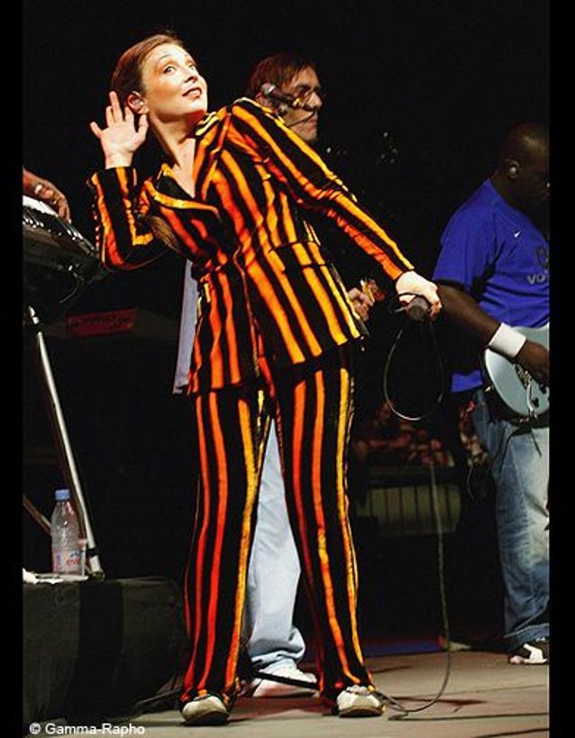 Catherine Ringer avec les Rita Mitsouko au Festival de Jazz de Nice en 2003